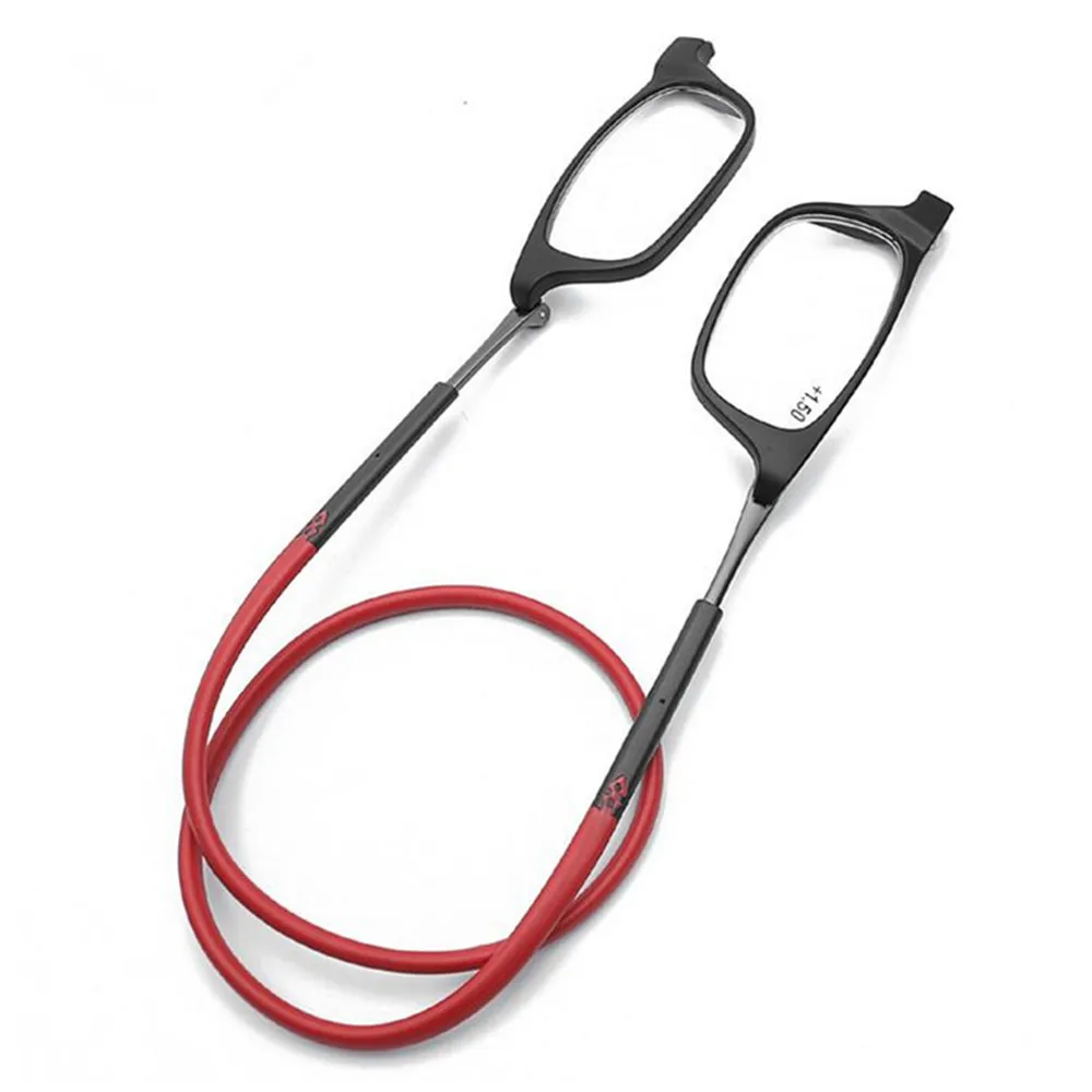 BETSION Neck Hangs Flexible Necklace Mens Women Reading Presbyopia Glasses 2025 +100 +125 +150 +175 +200 +225 +250 new +275 +300 +325 350