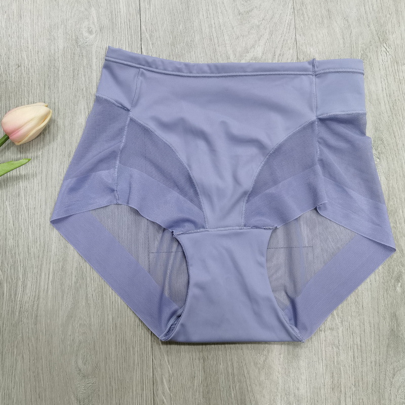 2pcs Sexy Mid Rise Oversized Underwear for Women with A Tight Waistband and Lifting Buttocks Transparent Cosy Elastic Briefs