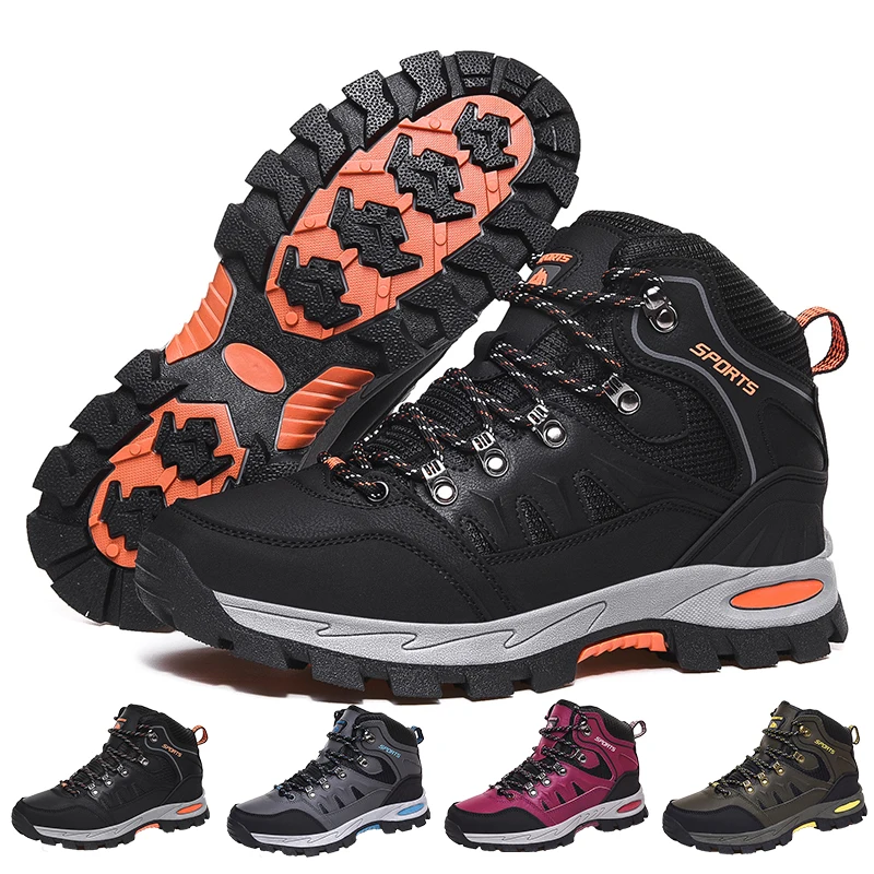 Mens Hiking Shoes Breathable Outdoor Hiking Boots Lace Up Trekking Shoes Men Outdoor Non-slip Mountain new 2025 Shoes for Men New Arrival