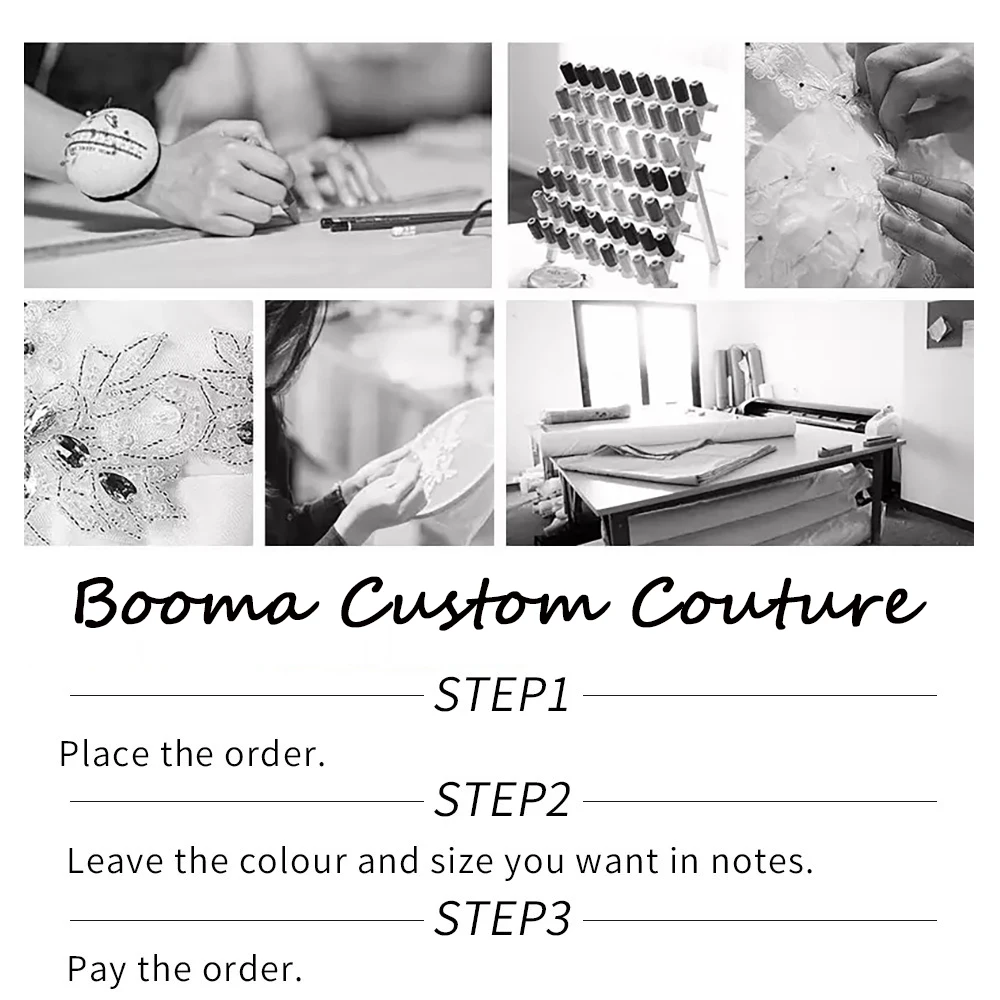 Booma A Line Embroidery Lace Prom Party Dresses Deep V Neck Short Puff Sleeves Evening Gowns for Women Homecoming Events Dresses
