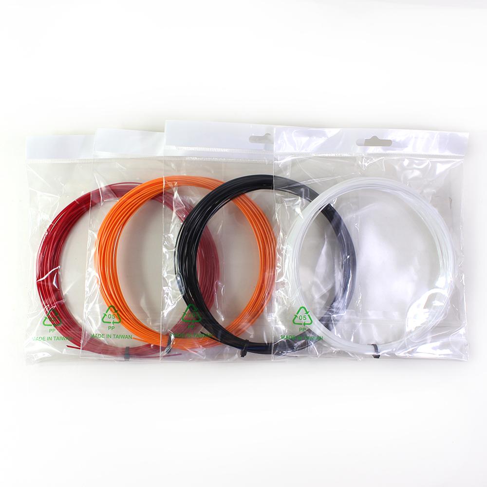 PCS Polyester Tennis String mm Training Round Racket M Black Red White Orange