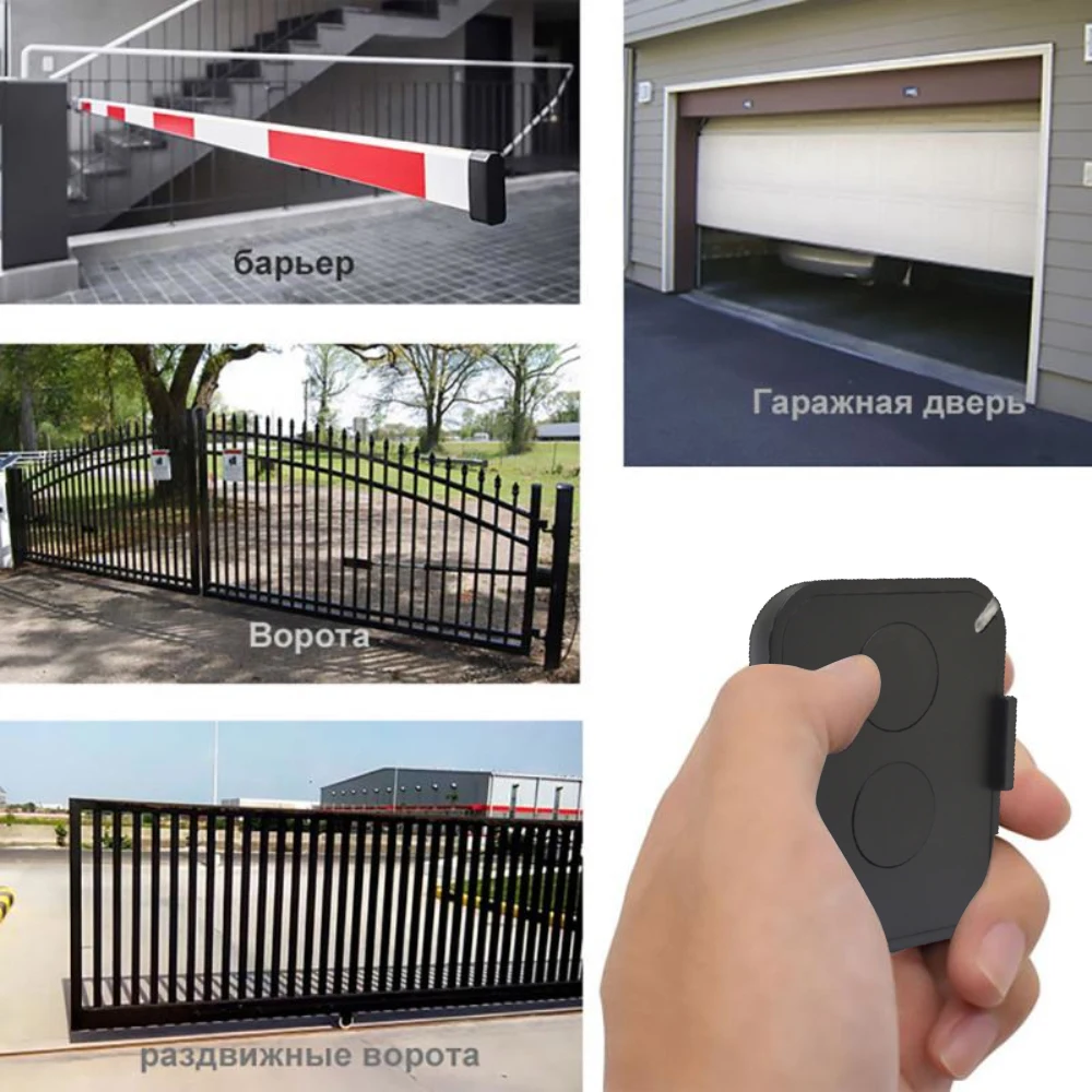 Flor Garage Era (Fl02re) Door Remote Control 433.92Mhz ddmysmile Scroll Rolling Code Garage Door Control Remote Alarm Key Duplicator Smile ()