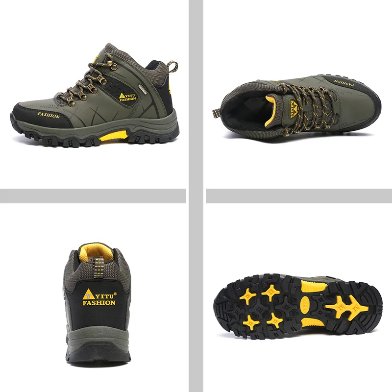Hiking Shoes Men Outdoor Hiking new Boots Trekking Shoes High Top Mountain Climbing Shoes Comfortable Trekking 2025 Sneakers New Arrival