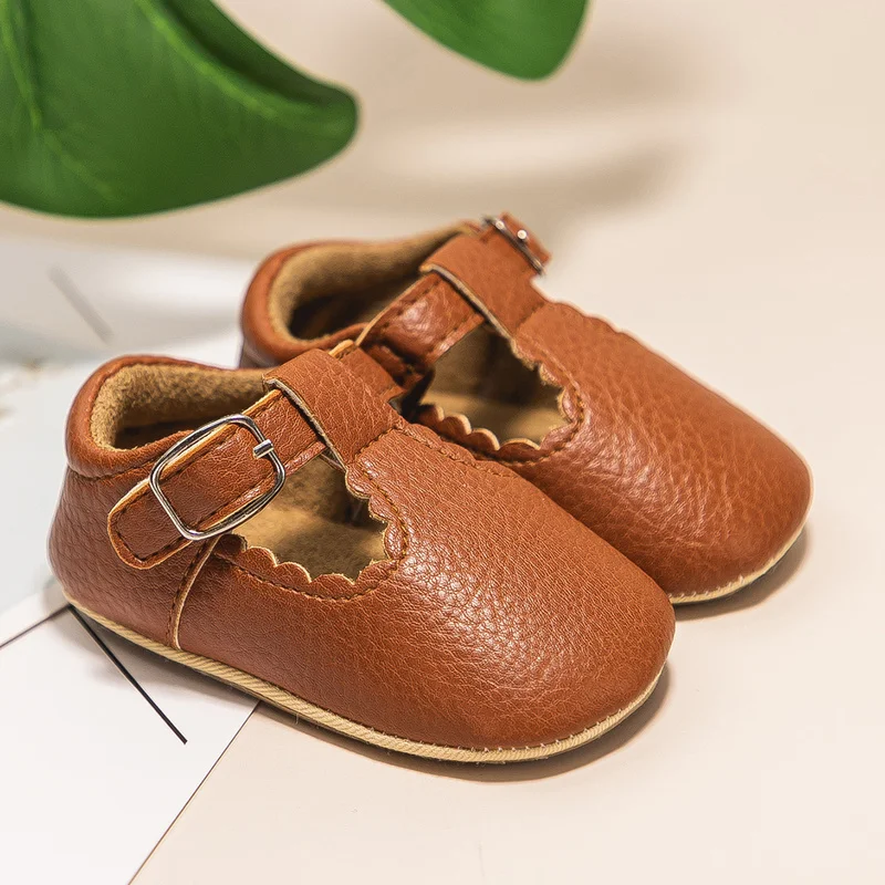 New Baby Shoes Leather Baby Boy Girl Shoes Rubber Sole Anti-slip Multicolor Toddler 2025 First Walkers new Newborn Crib Toddler Shoes