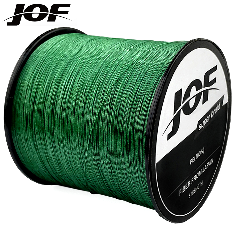 JOF 500M 300M 100M Multicolour PE Braided Wire 2025 8/4 Strands Multifilament new Japanese Fishing Line