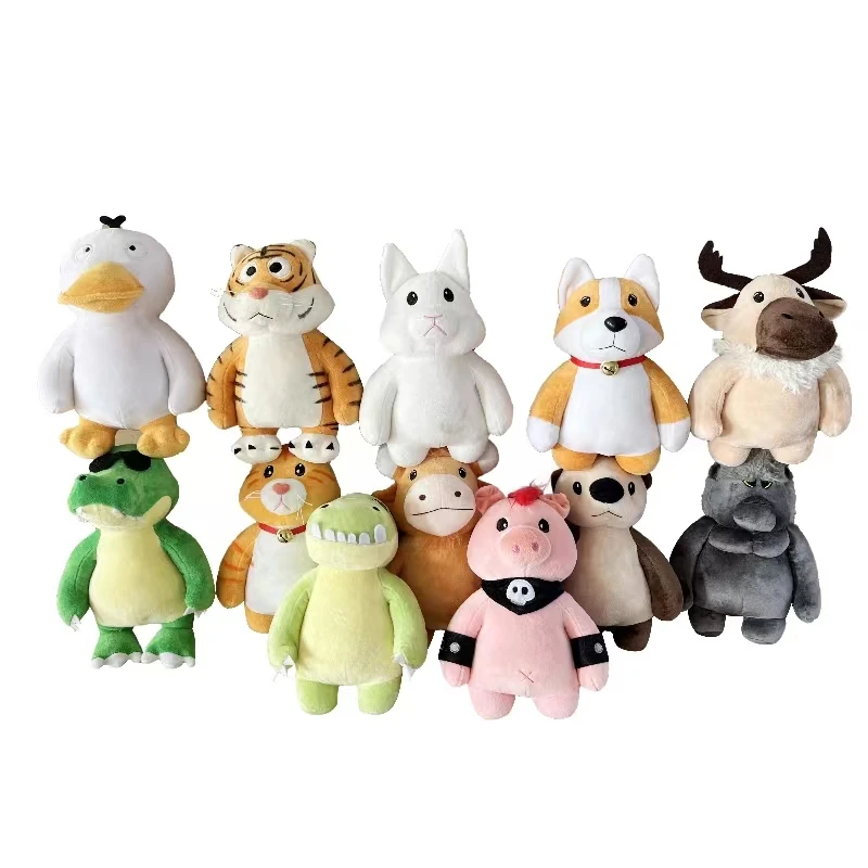 25cm Party Animals Ghoostie Soft Stuffed Game Party Animals Figure for Children Gifts Holloween Gifts