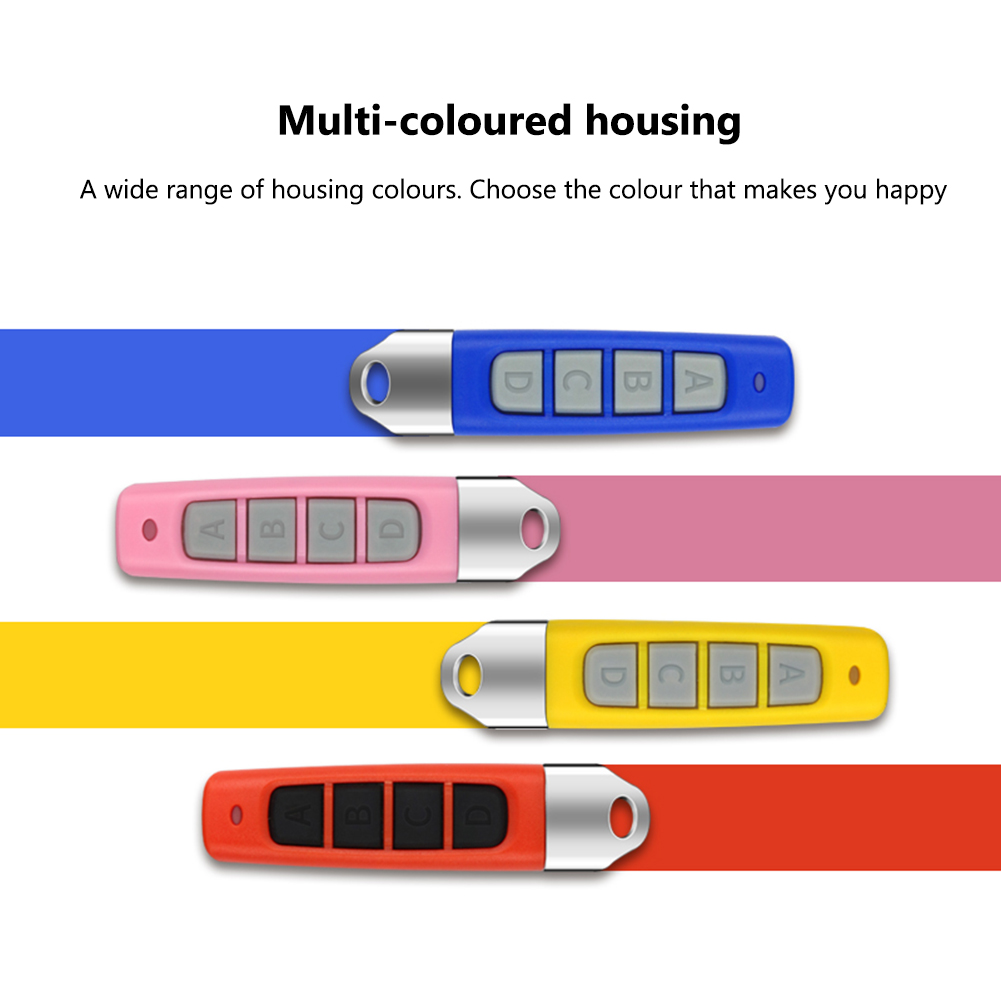 1/5/10pcs 433MHz Copy 2025 Remote Control 4 Keys Garage new Gate Door Opener Duplicator Remote Controller Learning Code Cloning Car Key