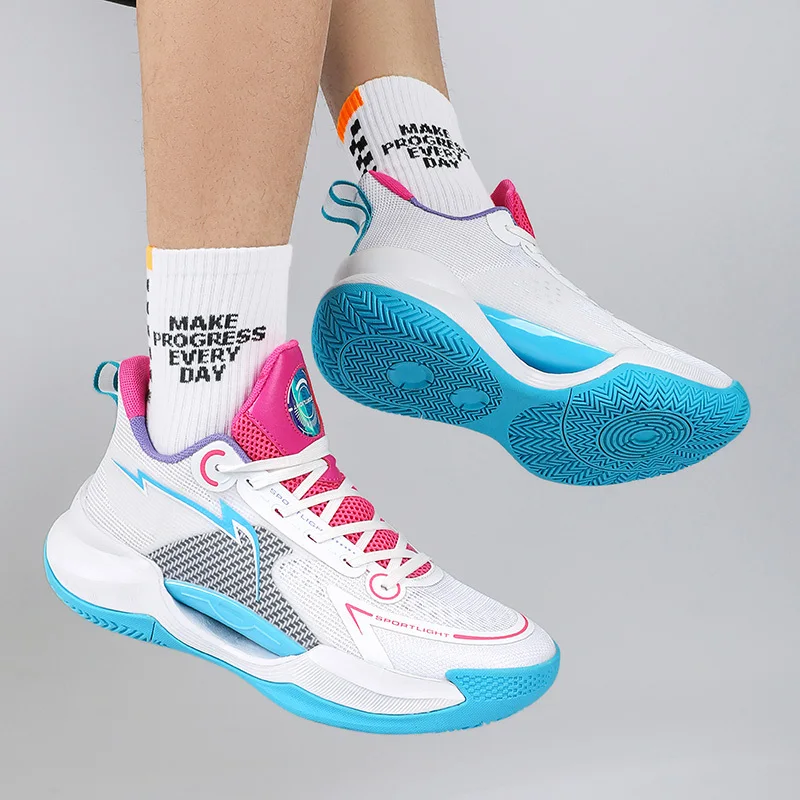 Spring Unisex Mesh Green Basketball Shoes Men Brand new Professional Trainers Sneakers 2025 Women Non-slip Size 36-45 Men's Sport Shoes