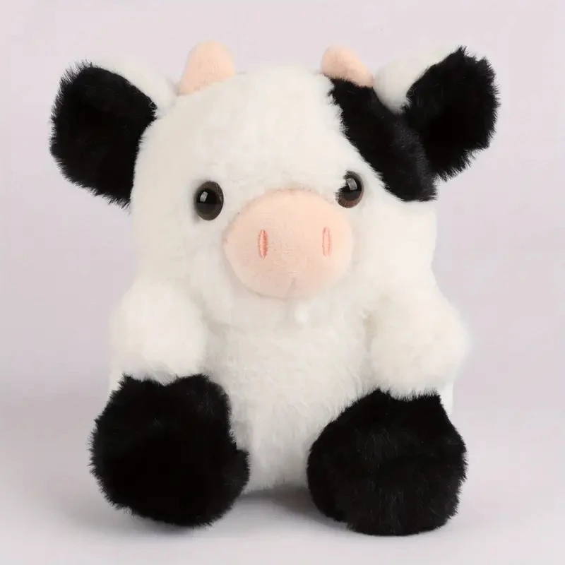 20cm/7.87in Kawaii Strawberry Cow Soft Stuffed Plushie Doll Animal Cow Plushie Doll For Kids Fans Collection