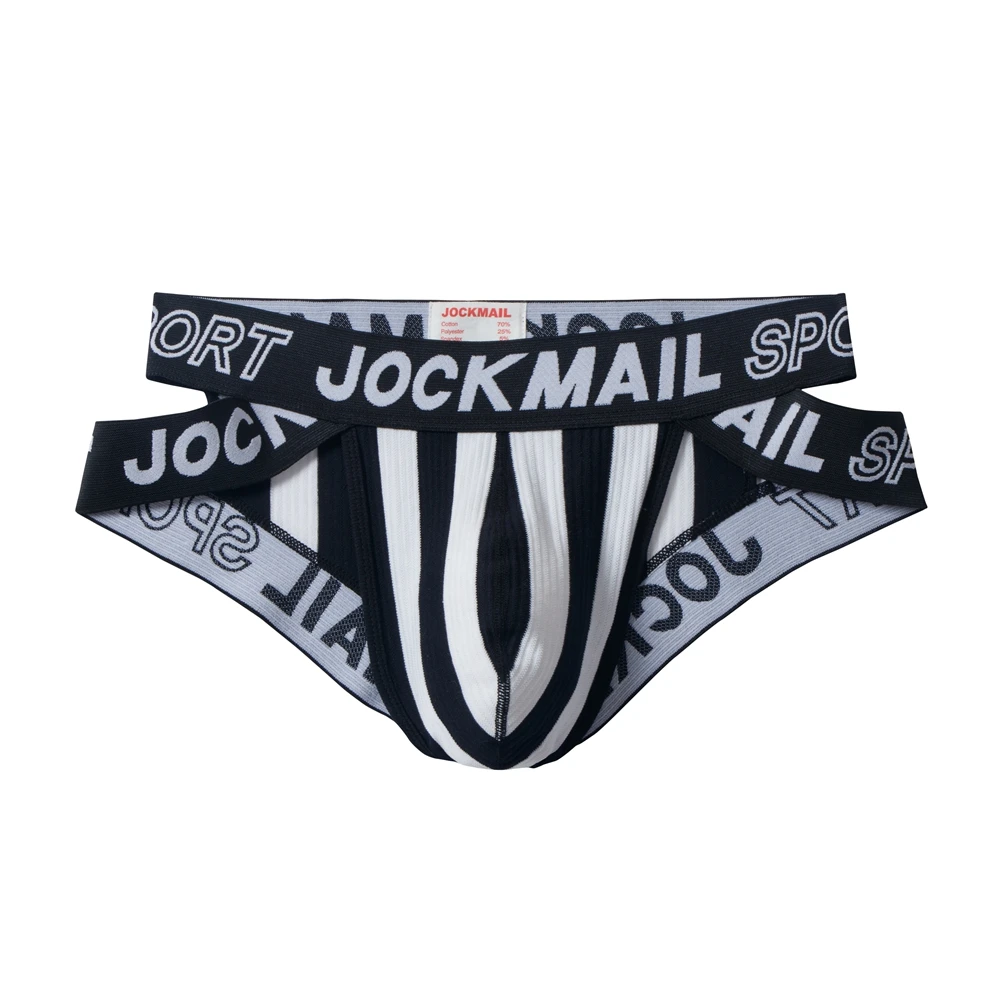 JOCKMAIL Men's Briefs Sexy Men Underwear Jockstrap Slip Homme Bikini Cueca Hombre Underpants Gay Panties Calzoncillos Breathable