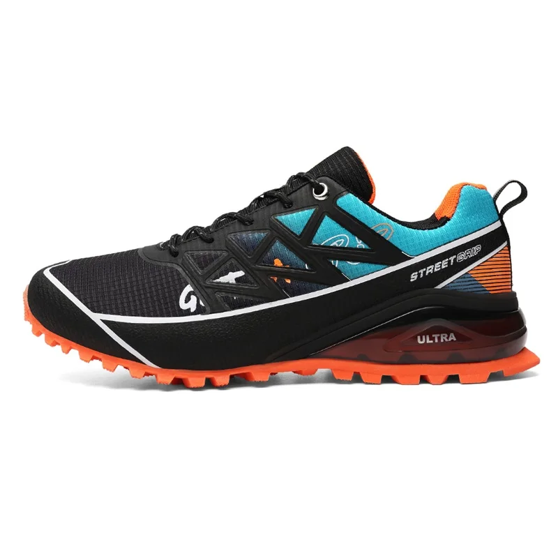 Spring Autumn Men Outdoor Waterproof Sneakers Hiking Trekking Shoes Trail Running 2025 Shoes Ultra Grip Anti-Skid new Big Size 49 50 51