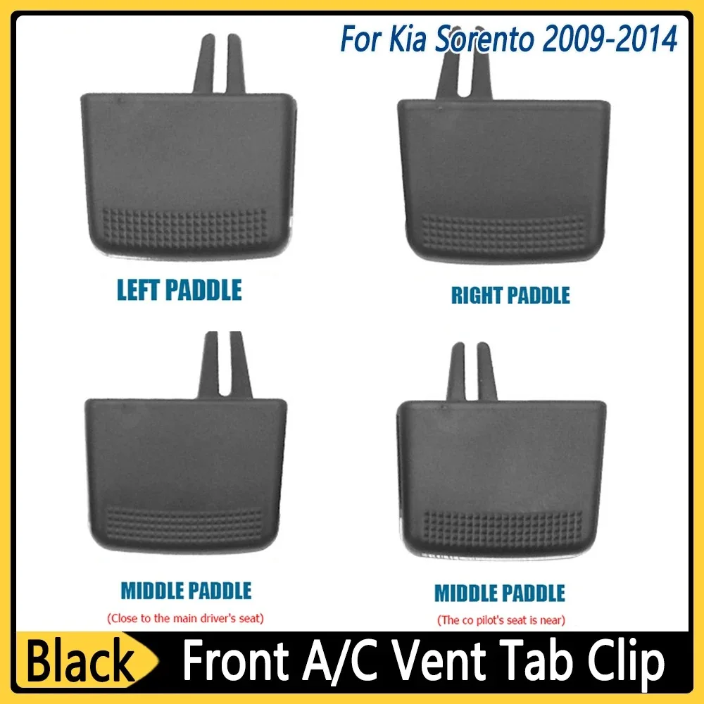 Car Front Air Conditioning Vent Outlet Tab Clip Repair Kit A/C Air Vent Tab for Kia Sorento 2009-2014 Air Conditioner Accessory