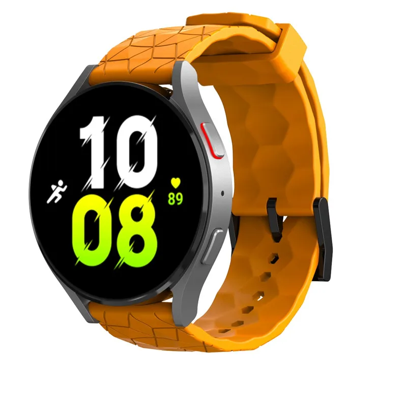 20mm Band for 22mm Samsung Galaxy Watch 3/46mm/42mm/active 2/46 Gear s3 Frontier/S2/Sport silicone bracelet Huawei GT 2/2E strap smile
