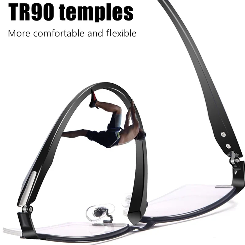 TR90 Titanium Multifocal Reading Glasses Photochromic Men Women Progressive Bifocal Anti Blue Ray UV Protect Presbyopic Glasses