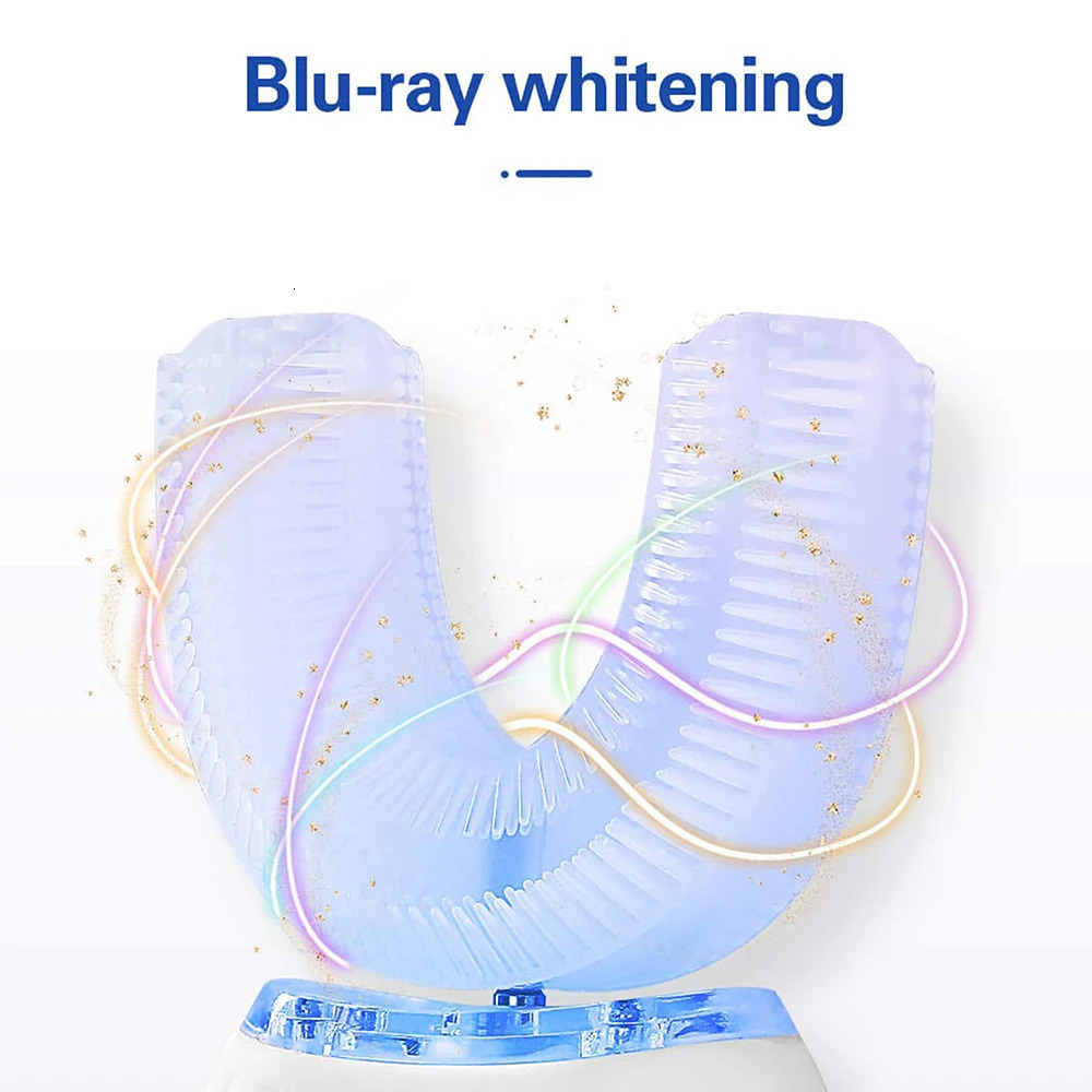 U Shaped Electric Toothbrush Teeth Whitening Automatic LED Sonic Toothbrush240325