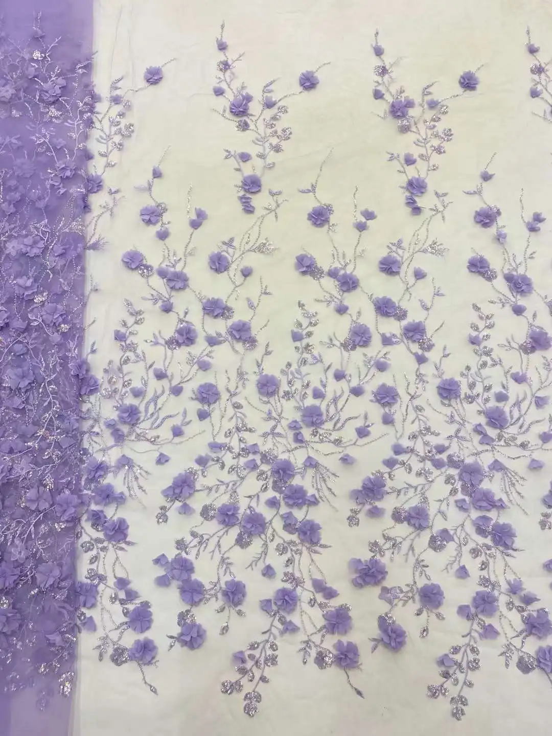 3D Lace Flowers Latest African Lace 2023 Styles French 2025 Party Lace Fabrics 5 Yards Tulle Nigerian new Lace Fabrics For Bridal