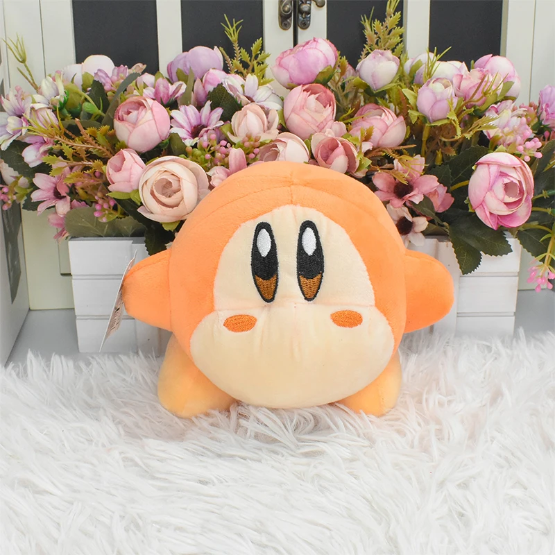 Kawaii Anime Figure Kirby Soft Plush Key Chain Toy Cute Waddle Dee Stuffed King Dedede Peluche Pendants Dolls Gift