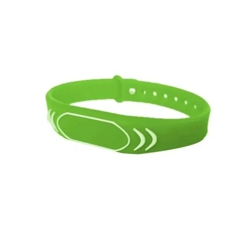 1PCS 13.56Mhz 1K S50 RFID Waterproof Wristband NFC Bracelet Chinese Magic Card Back Door Adjustable Silicone
