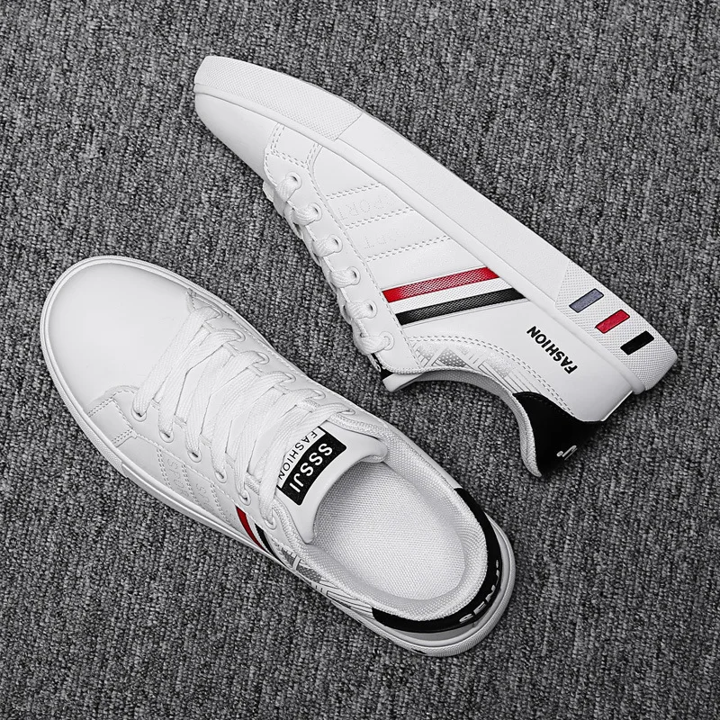 Sneakers White Vulcanized Boys Cheap Flat Comfortable Shoes Men Autumn Spring 2023 Sneakers Masculino chaussures