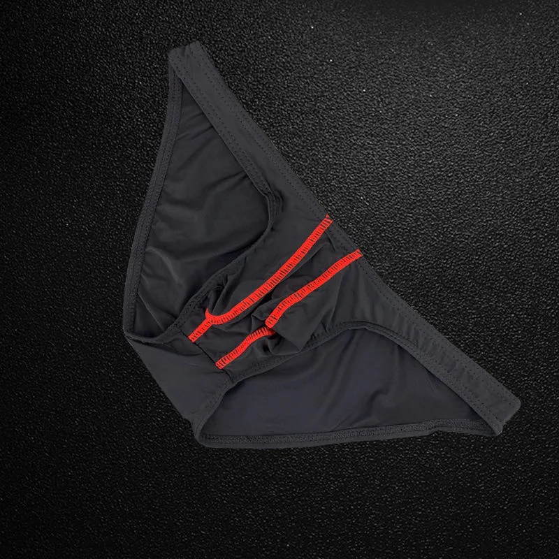 M-XXL Ice Silk Men Underwear Bulge Pouch Ultra-Thin Bikini Briefs Sexy Male Underpants Breathable Cool Summer