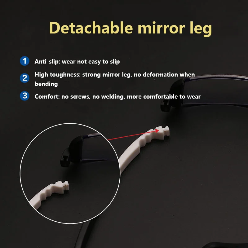 Unisex Anti-blue Light Anti-fatigue Magnetic Bifocal Glasses Far and Near Eyeglasses Portable Ultra-light Eyewear +1.0 To +4.0