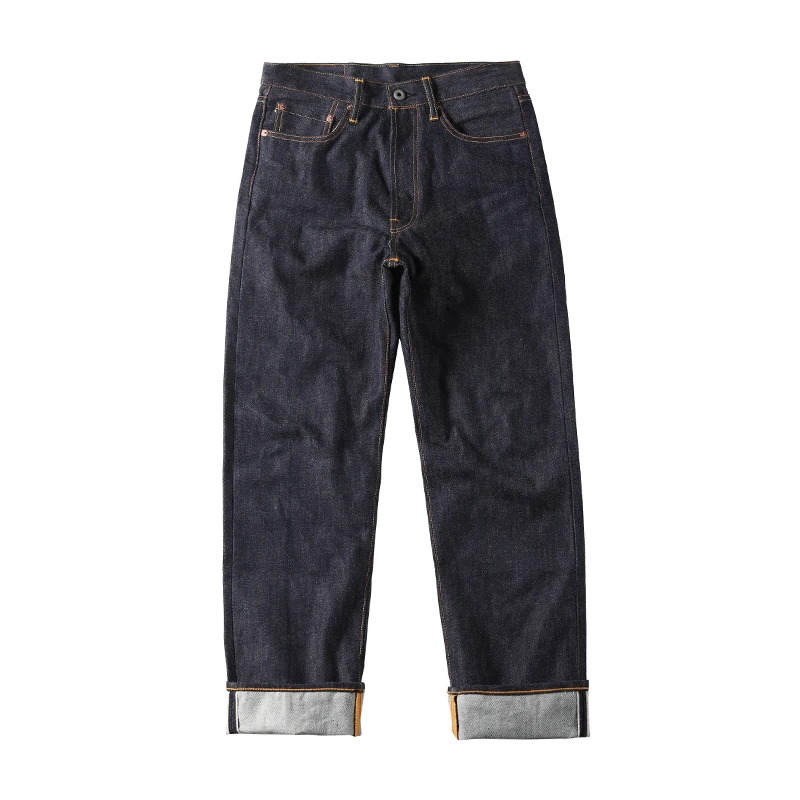 2025 Red Tornado 55501 Relaxed Straight Fit Men's Jeans Raw new Seedge Denim Pants Ameki