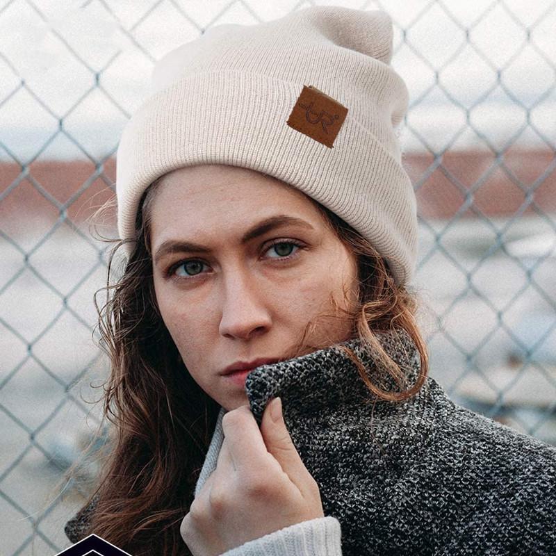 1 Pcs Unisex Beanie Hat URGENTMAN Casual Beanie For Men & Women Warm Soft Knitted Hat Stylish Plain Daily Winter Hat