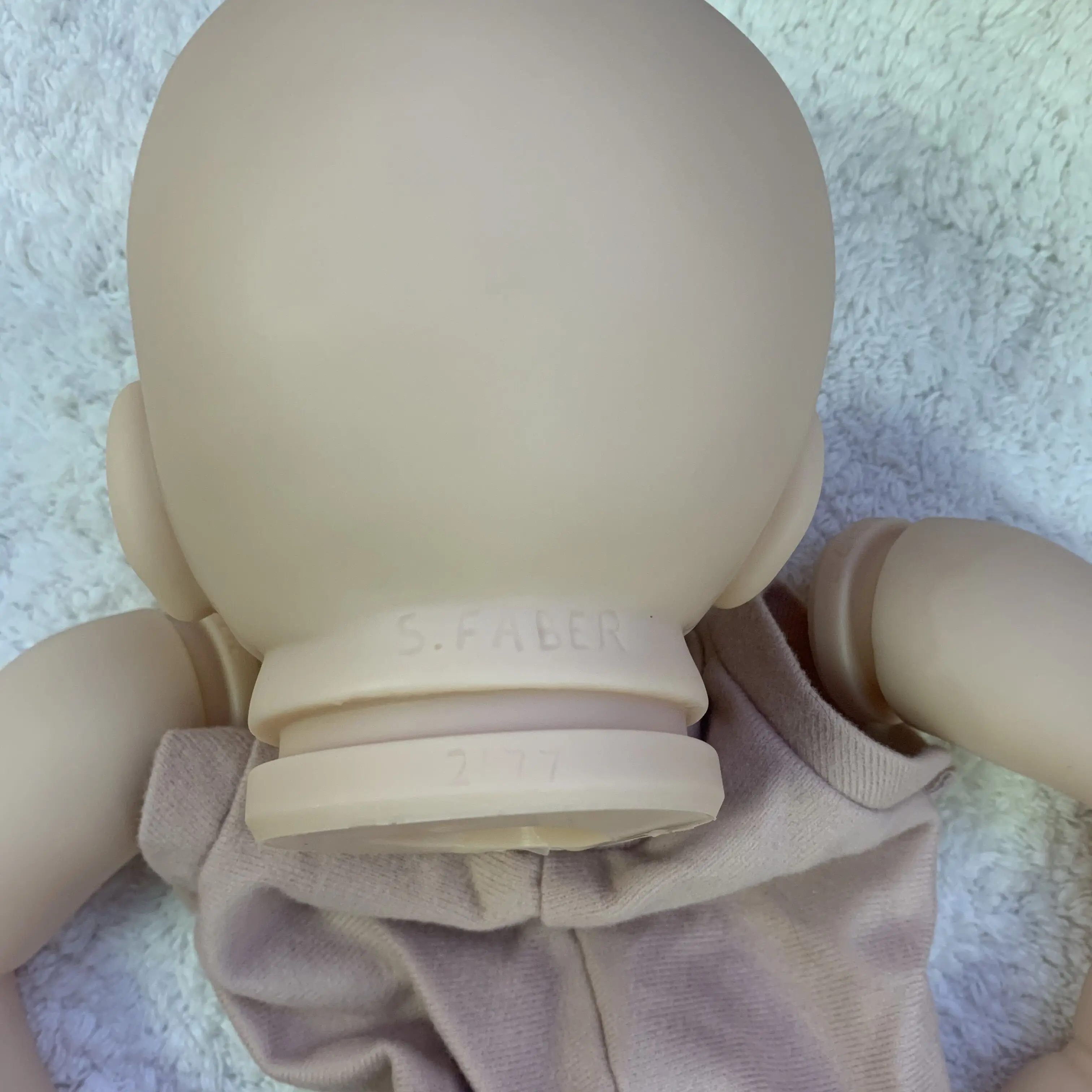 NPK 21inch Reborn Doll Kit Emmy Smile Sweet Baby Lifelike Soft Touch Unfinished Doll Parts
