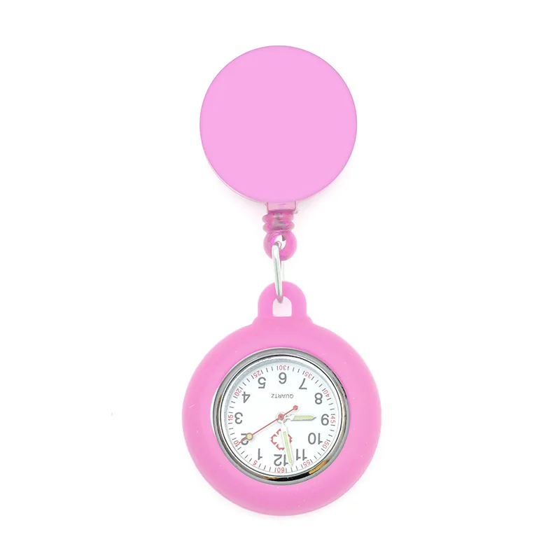 Retractable Nurse Pocket Watch Lovely Watch Students new Buckle Chest Watch 2025 Small Gift