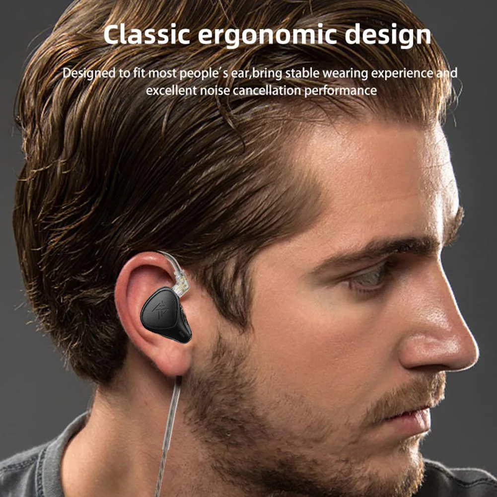 KZ ZEX PRO Wired Earphone Electrostatic Hybird Technology Wired Headphone Noice Cancelling 3.5mm Plug Without/with Mic