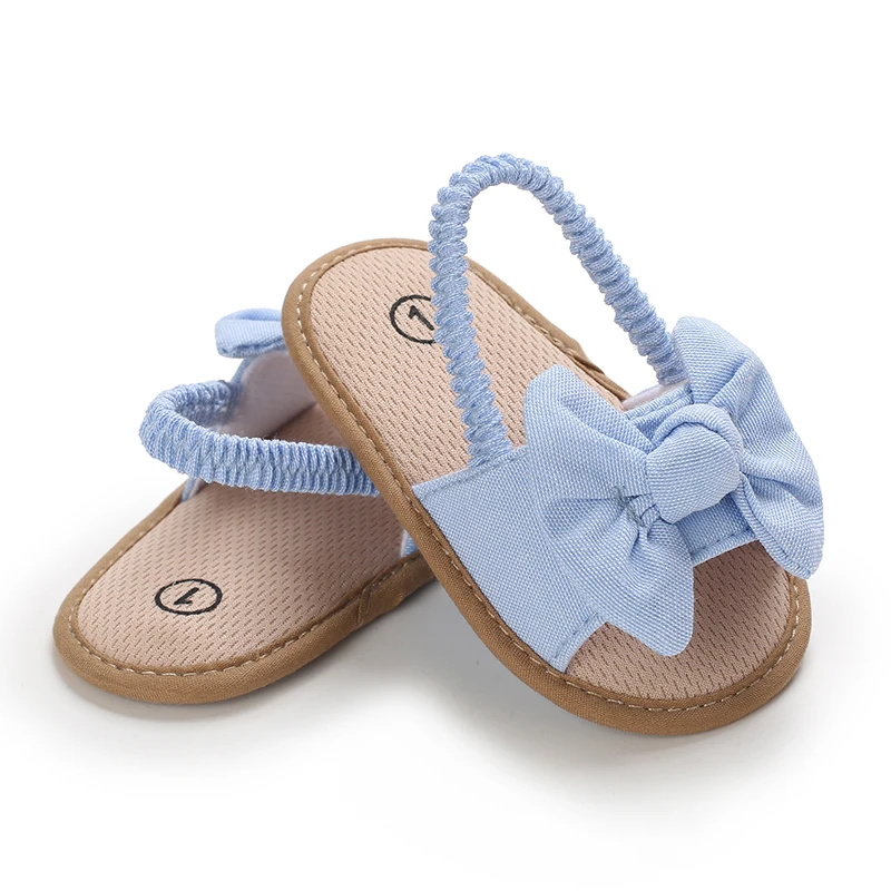 0-18m summer newborn girl baby boy sandals butterfly flat bottom cork shoes in a variety of good-looking colors