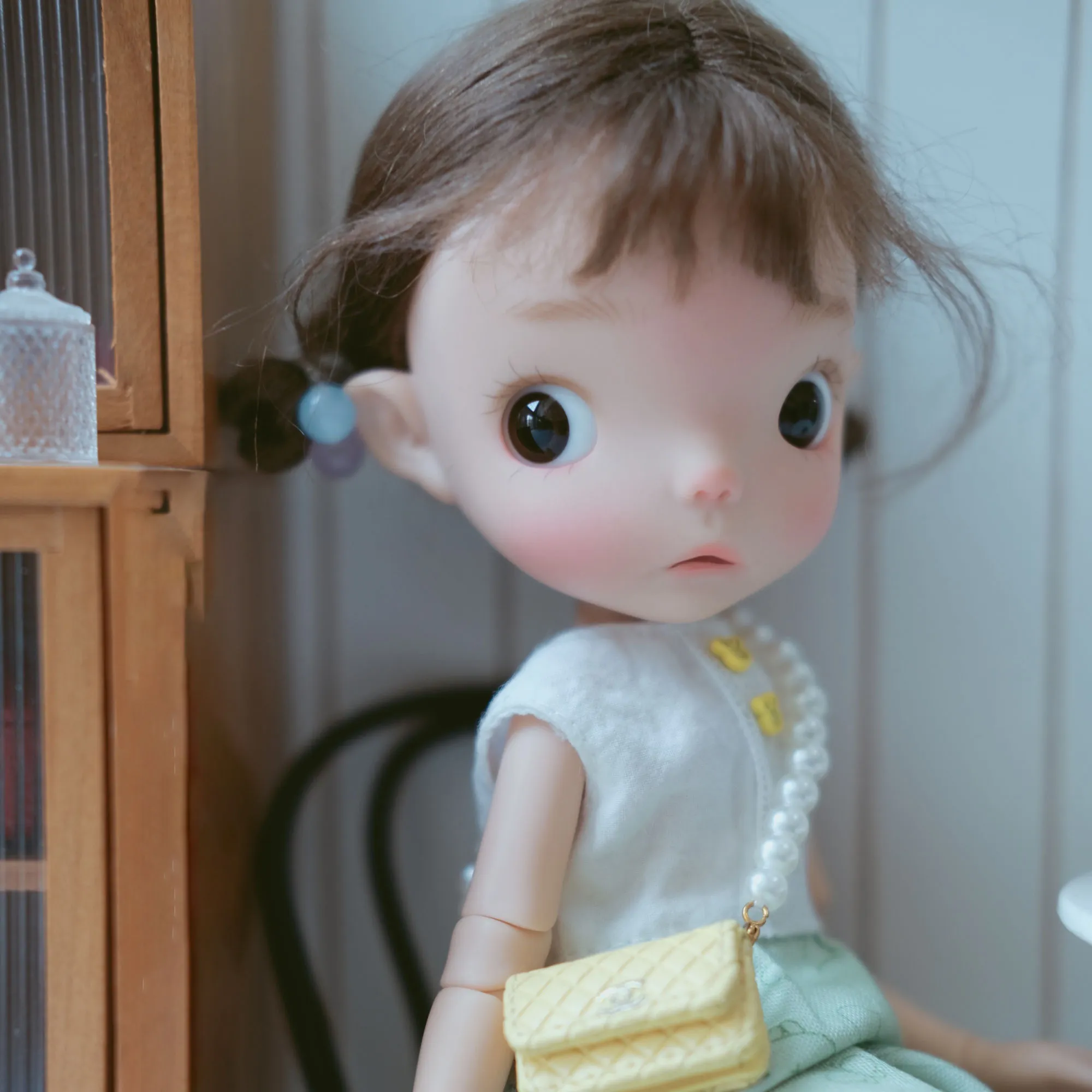 New 27cm BJD sd doll 1/6 Hot seller girl toy fleshy joint movable cute spot makeup big eyes