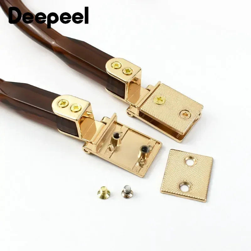 2/4Pcs Deepeel 13x14cm U-shaped Metal Purse Kiss new Clasp Bag Lock Frame Buckle Wallet 2025 Handle Women DIY Sewing Hardware Accessories