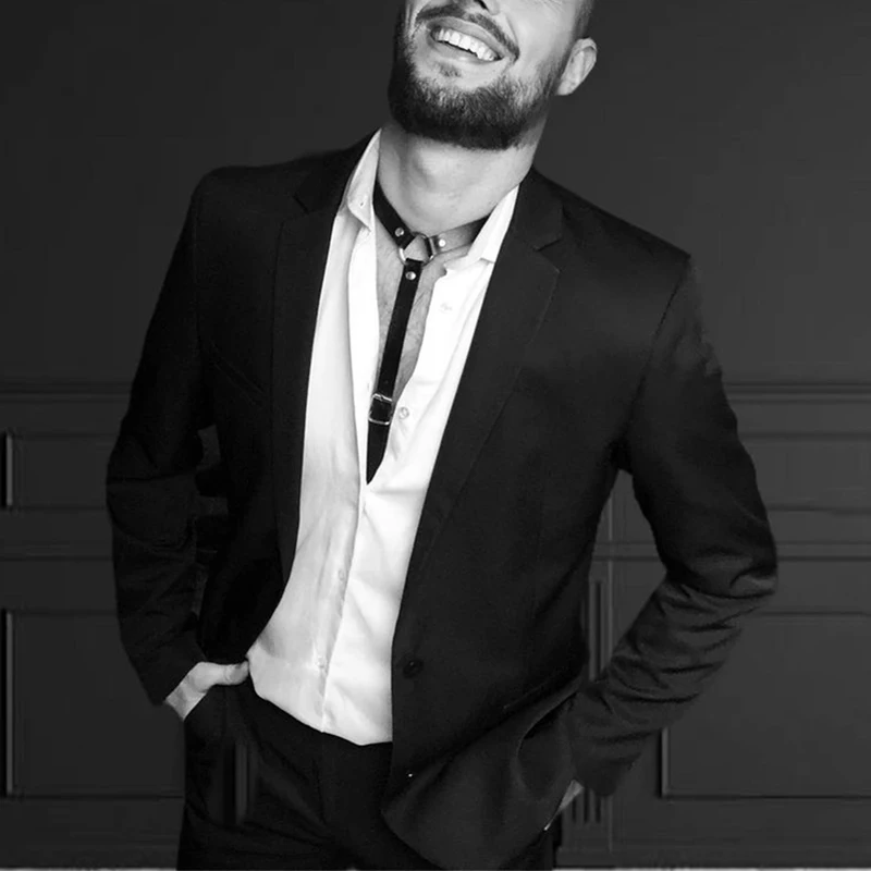 Sissy Men Faux Leather Suspenders Sexy Men's Suits Decor Temptation Bottoms Uniforms Party Hot Dance Halter Top Gay Accessories