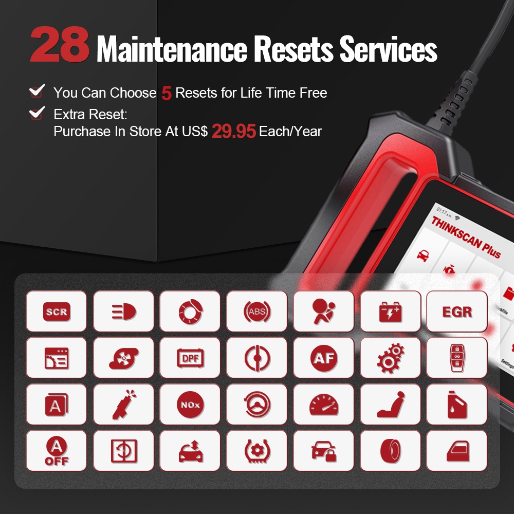 Thinkscan Plus S7 S4 S6 OBD2 Car Diagnostic Tools ABS/SRS/ECM/TCM/BCM Code Reader Auto obd2 Scanner Fault DIYers Code Scan Tools 3566c