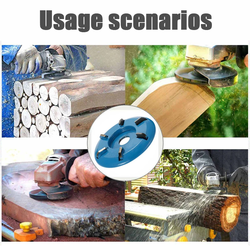 Teeth Wood Turbo Carving Disc Grinding Wheel mm Arbor Bushing Tea Tray for Shaping