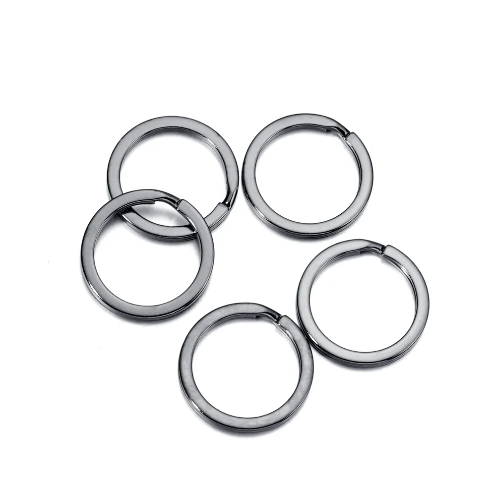 10pcs/lot 25mm 28mm new 30mm Keyring Split Ring Key Ring For Key Chain Keychain Diy Jewelry 2025 Making Sleutelhanger Key Rings Wholesale