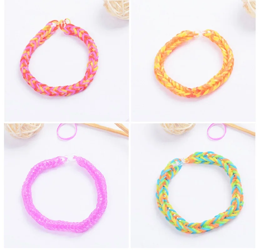 Creativity Friendship Bracelet Making Kit For Girls DIY Rubber Loom Bands Craft Kits Toys Birthday Christmas Gift Party Supplie