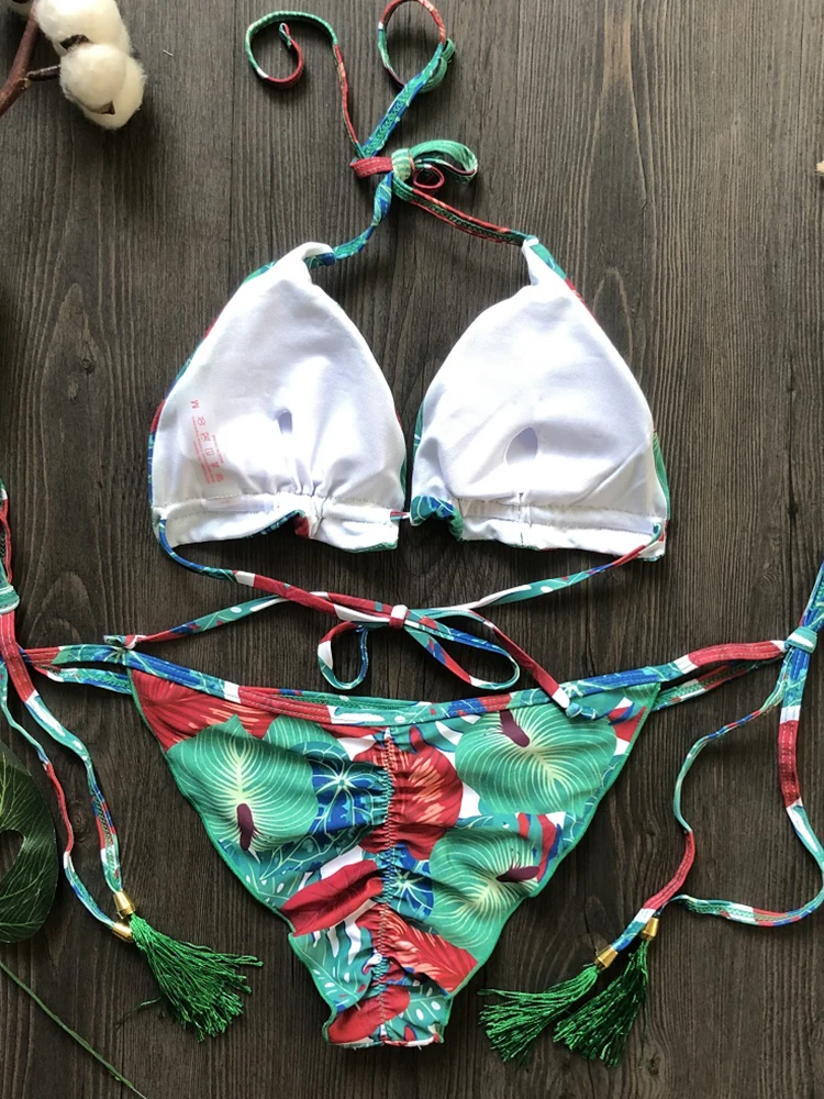RUOTONGSEPT 2022 Sexy new Micro Bikinis Swimwear Women Swimsuit 2025 Push Up Biquini Bikini Set Beach Wear Printed Bathing Suit Female