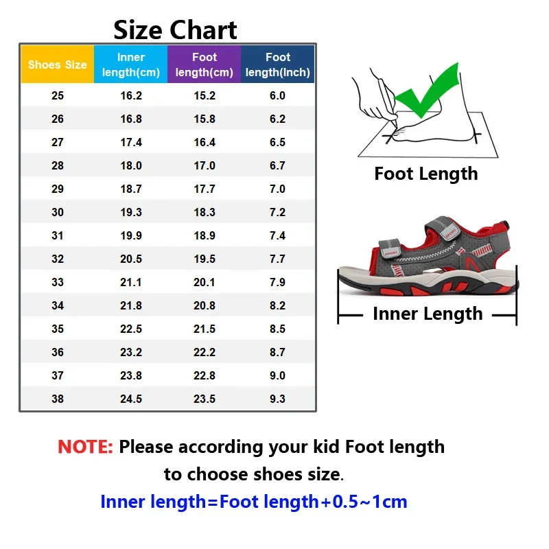 Summer Toddlers Boys Sandals Children Beach Shoes For Big Kids High Quality Sandalias 4-12YEARS RUNNER SOLE NON SLIP z250513