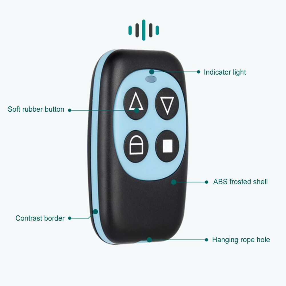 Multi Frequency 250-868Mhz Auto Copy Remote Control Duplicator For Home Electric Garage Door Gate Opener 433 315 Mhz Fixed Code
