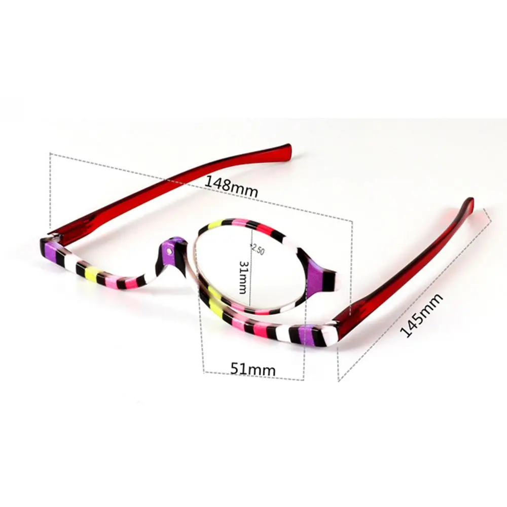 Magnifying Glasses Rotating Makeup Reading Glasses Folding Eyeglasses for Women new 2025 Cosmetic General +1.0 +1.5 +2.0+2.5+3.0+3.5+4.0
