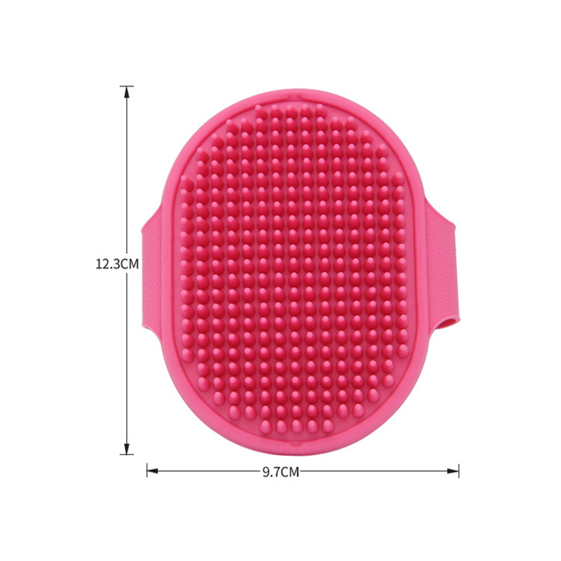 Soft Rubber Dog Brush Comb Cat Bath Brush Rubber Clean Hair Fur Grooming Massage Brush For Dog Cats