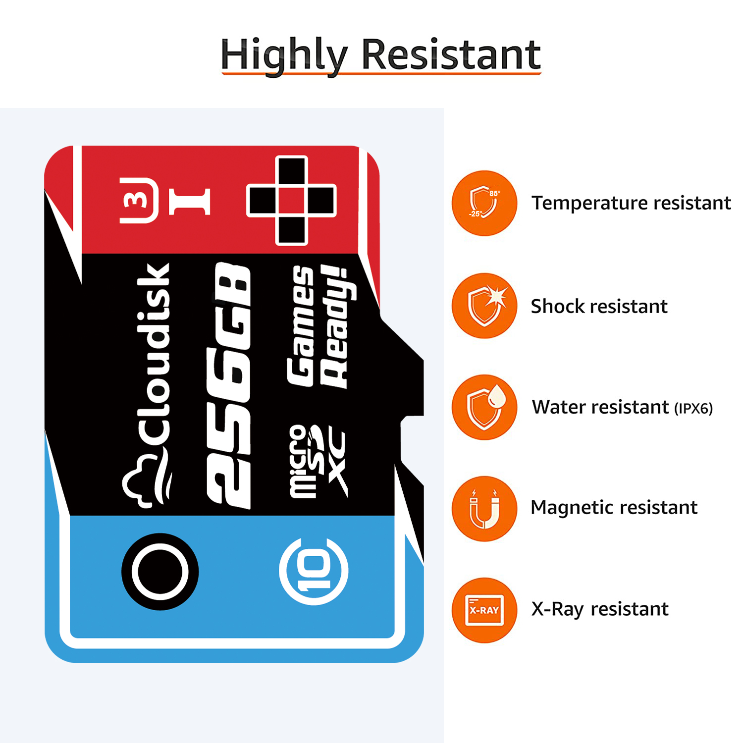 Cloudisk Micro SD Flash Memory Card 32GB 64GB 128GB 256GB U3 V30 A1 Class 10 16GB 8GB 4GB Microsd TF Cards