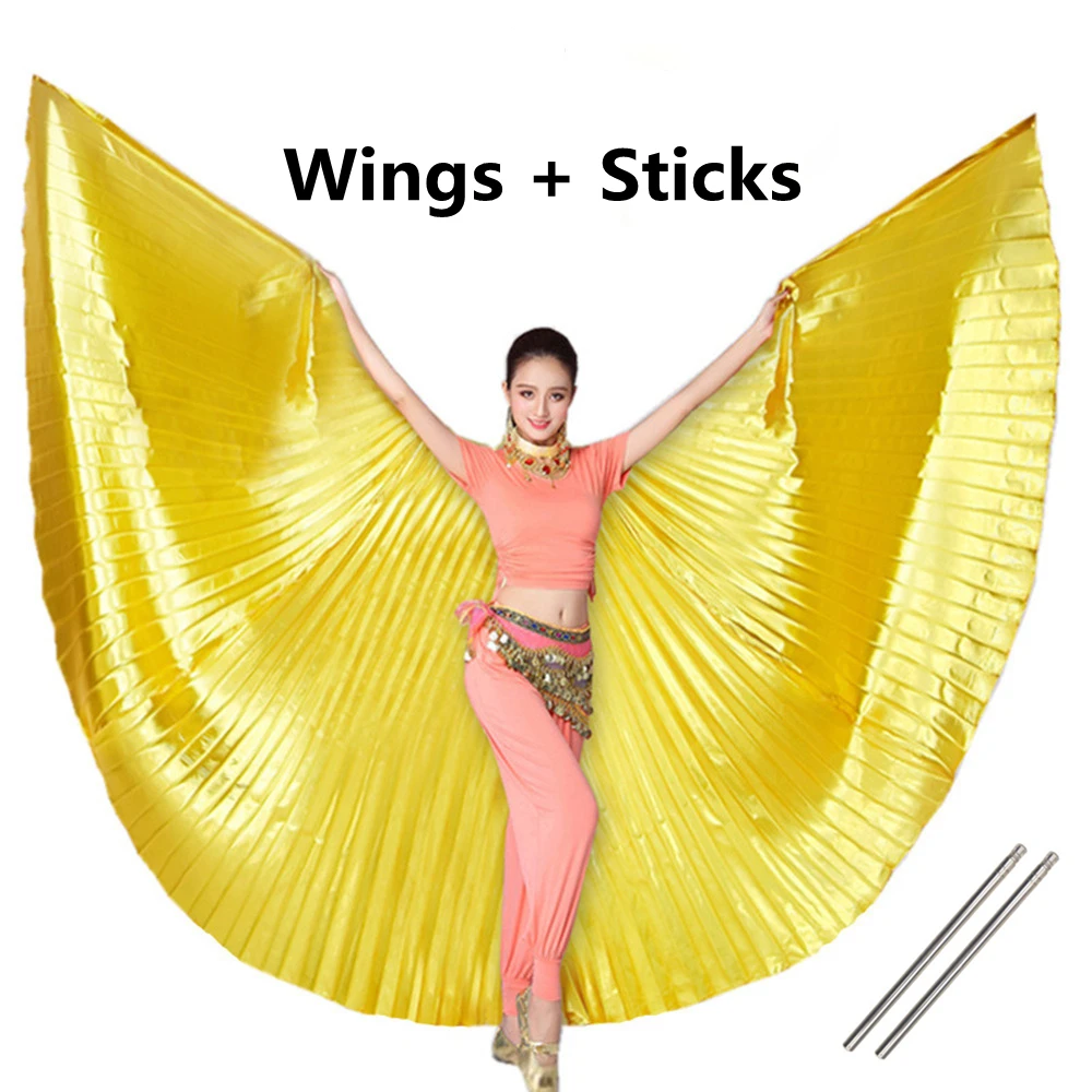 Belly Dance Isis new Wings Belly 2025 Dancing Costume for Women Children Kids Stage Performance Wear Carnival Clothing Accessories Gold