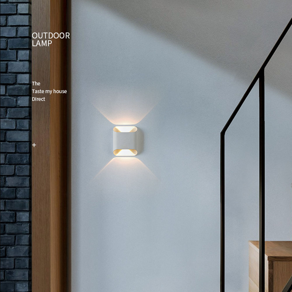 IP65 LED Wall Lamp Outdoor Waterproof Garden Lighting Aluminum AC86-265 Indoor Bedroom Living Room Stairs Hallway Wall Light