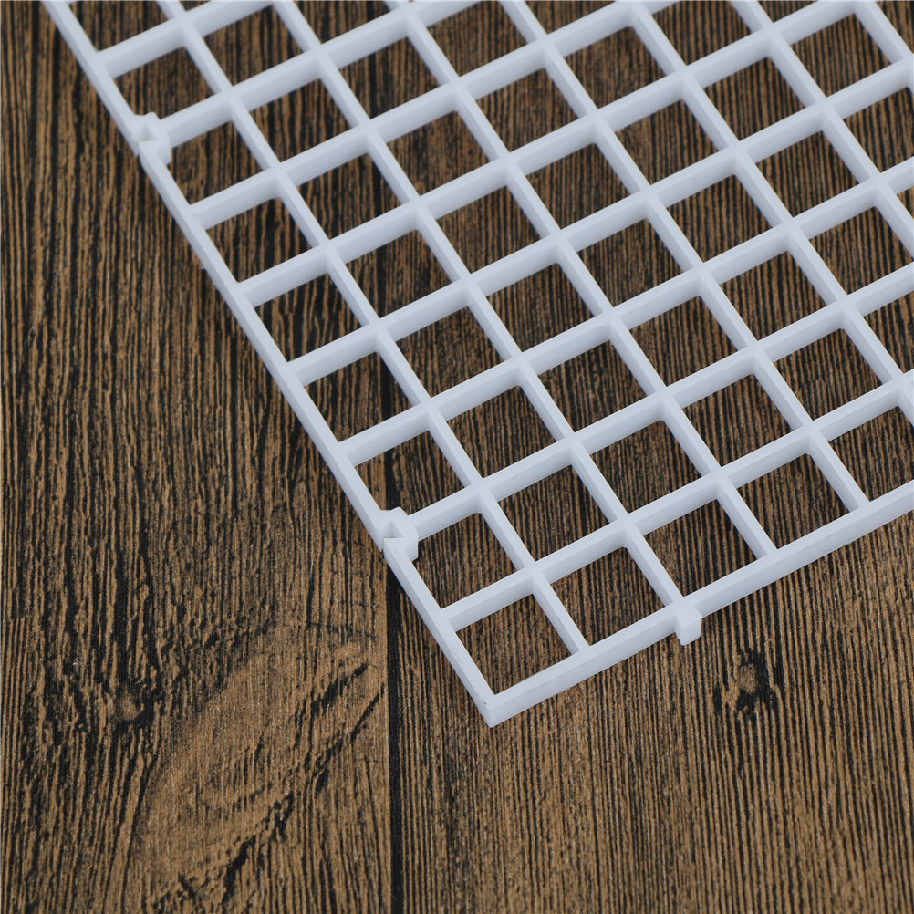 Fish Grid Divider Holder Tray Egg Crate Aquarium Tank Filter Plastic 1pc Bottom Isolate Pane 110-240V