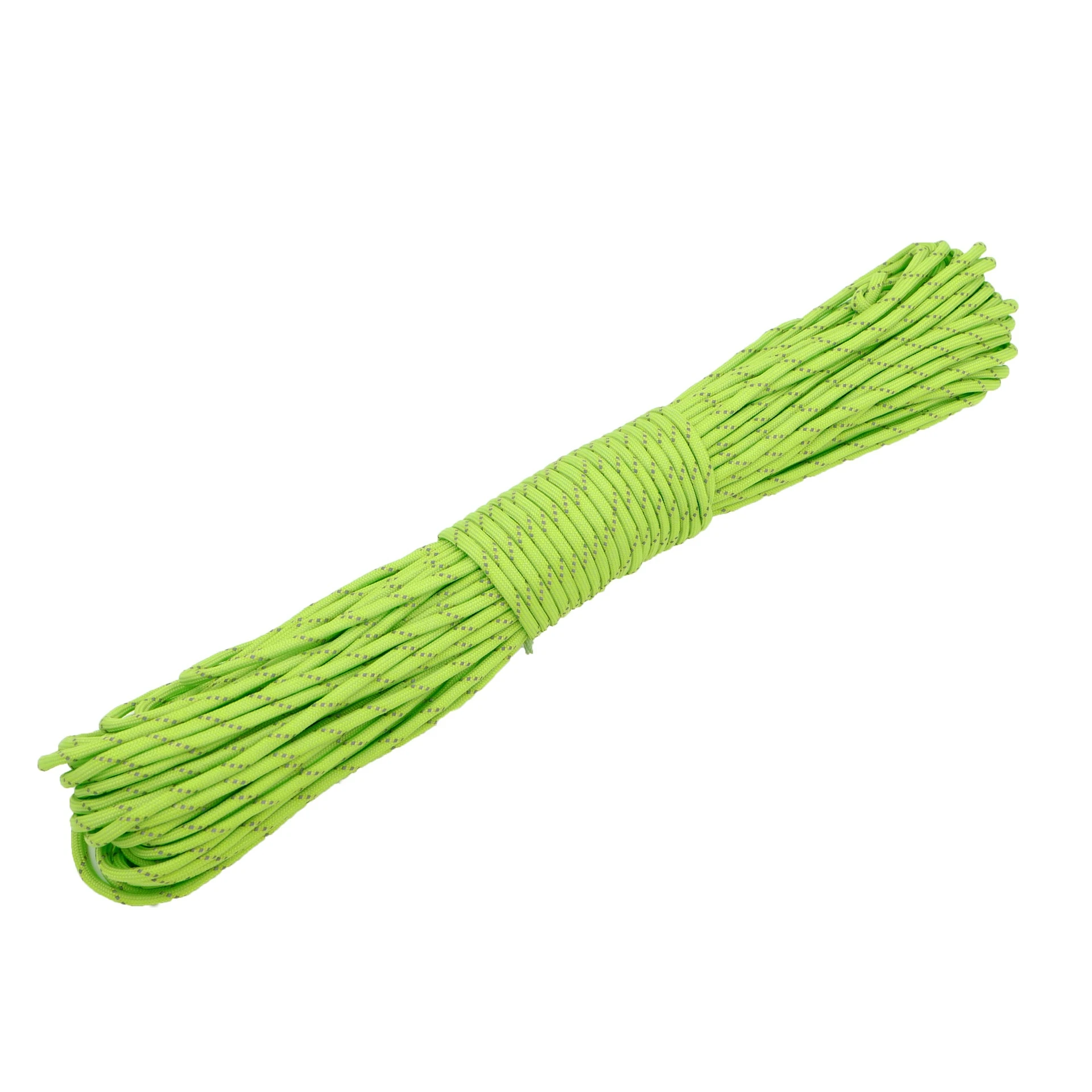 550 new Reflective Paracord Parachute Cord Lanyard Tent 2025 Rope 7 Strand Paracord For Hiking Camping