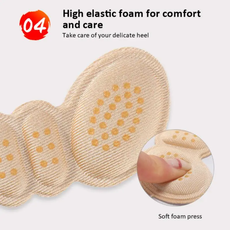 2PCS Heel Insoles 2025 Patch High Heel Pad Adjust Size Adhesive Shoes Heels new Pads Protector Back Sticker Pain Relief Shoes Insert