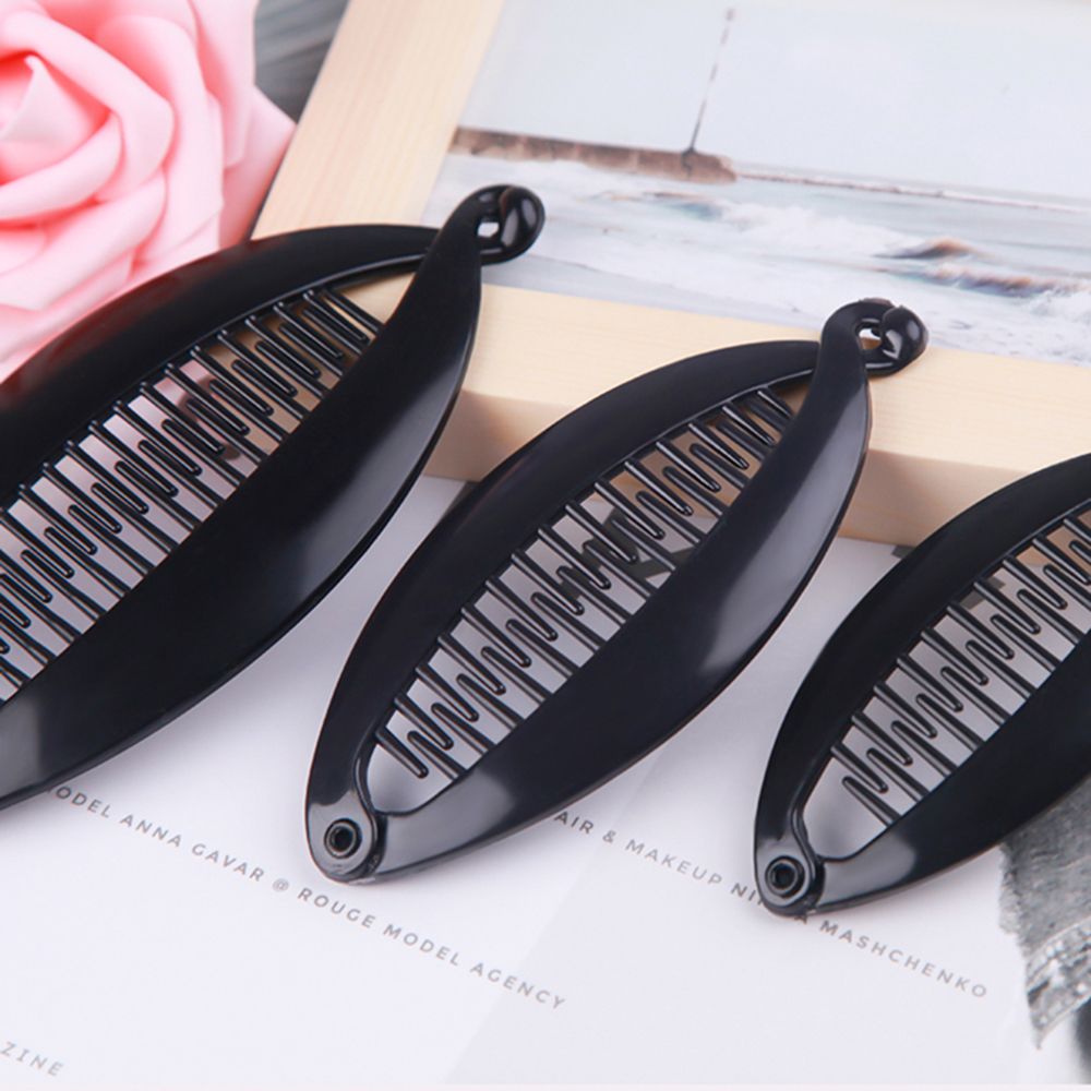 5.5 Inch Big Banana Hair Clips Clincher Rounded Edges Hair Comb Claws Fish Shape Grips Clamp Hair Accessories for Women Girls